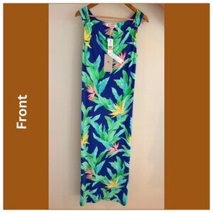 TOMMY BAHAMA Tropical Print Maxi Dress – Size S